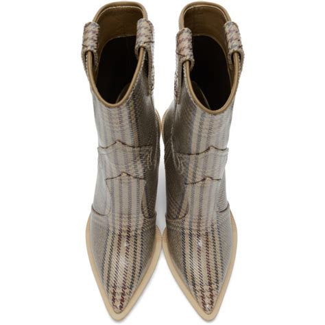 cheap fendi boots|fendi plaid cowboy boots.